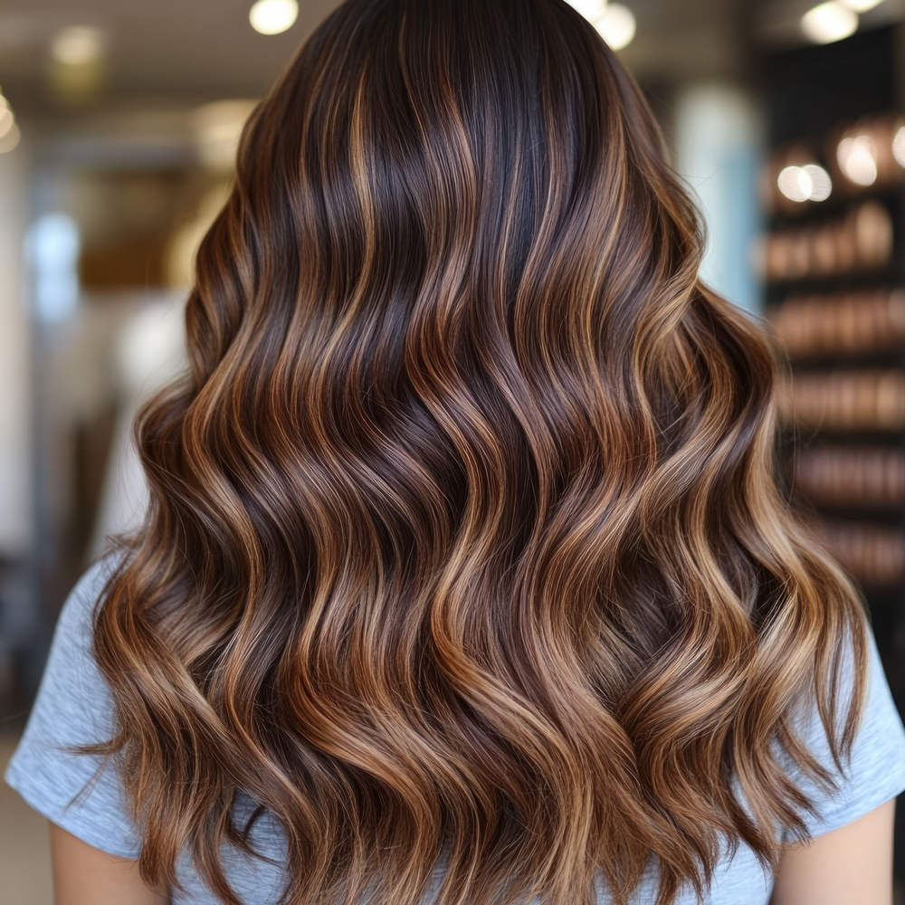 Professional hair highlights and balayage at Salon LáShae in Kannapolis, NC